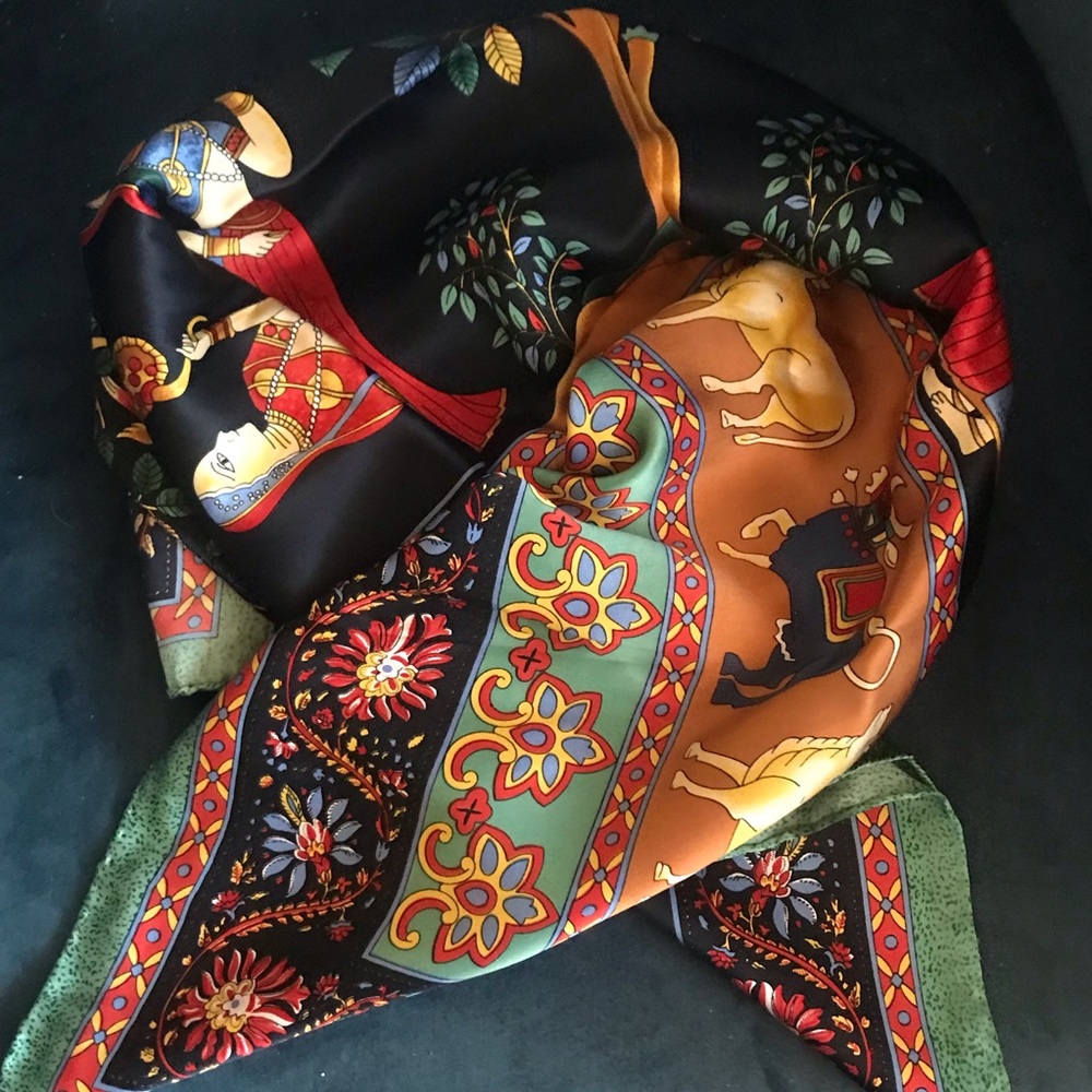 New silk scarf 90x90
